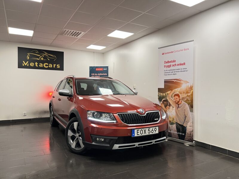 Skoda Octavia Scout 2.0 TDI 4x4 Businessline 184hk|Drag|Navi|Värmare